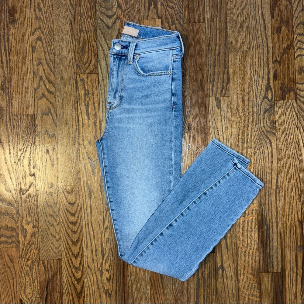 7 For All Mankind Luxe Vintage The High Waist Skinny Size 25